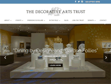 Tablet Screenshot of decorativeartstrust.org